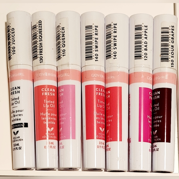 NWT COVERGIRL CLEAN FRESH TINTED LIP OIL N°150 SOUR GRAPES! BUY 2 FOR $10! - Picture 14 of 16